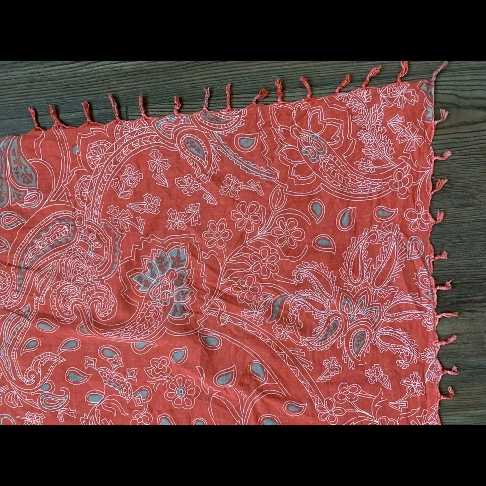Vibrant Paisley Scarf